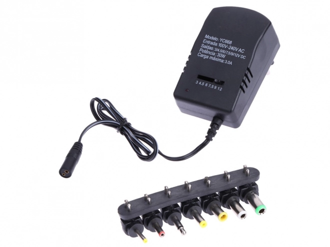 Universel justerbar oplader 3V-12V