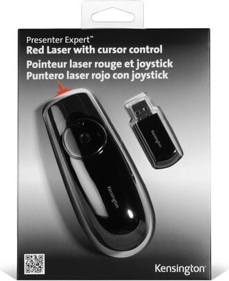 Præsentationsfjernbetjening KENSINGTON Presenter Expert med rød laser