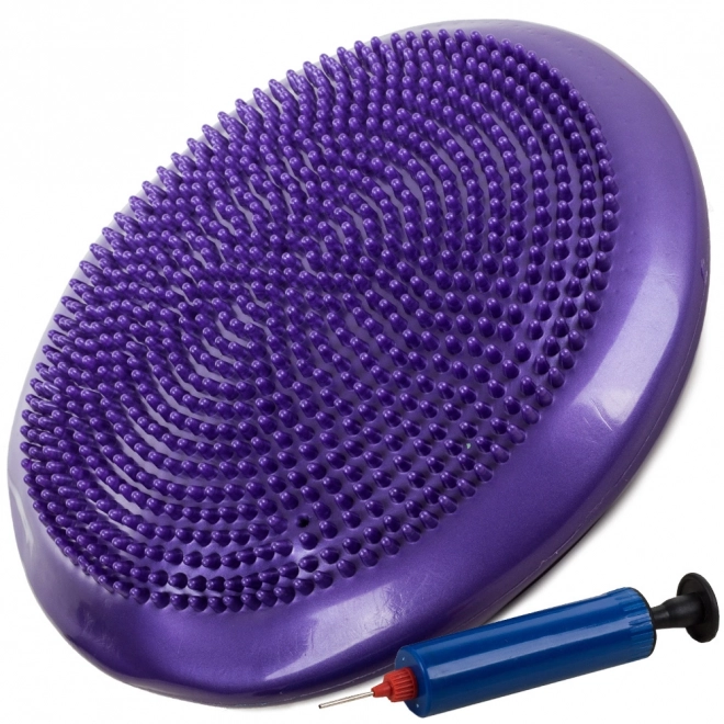 Beret sensorisk pude fitness disk – Fialový