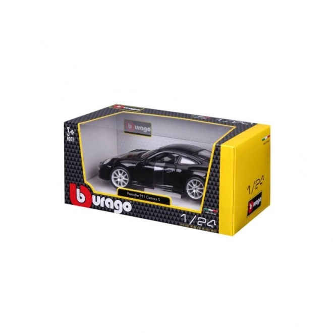 Bilmodel Porsche 911 Carrera S sort