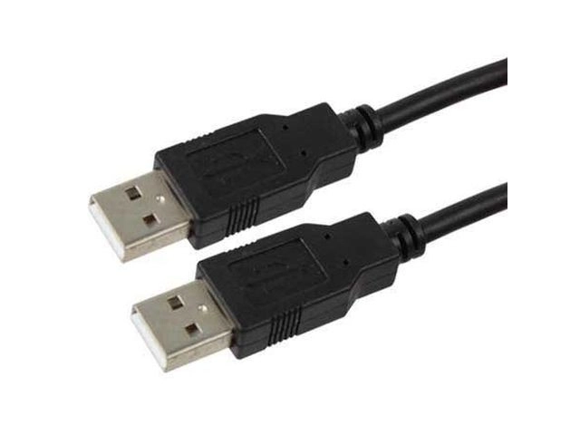 sort USB-kabel AM-AM 1,8m