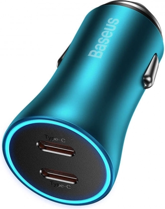 Dobbelt USB‑C effekt op til 40 W
