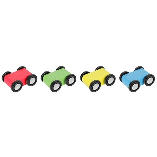 Kruzzel 9349 farverig racerbane 4 biler