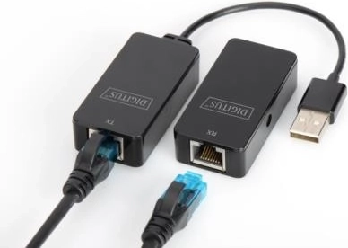 USB-forlænger 2.0 over Cat.5e/6-kabel op til 50 m