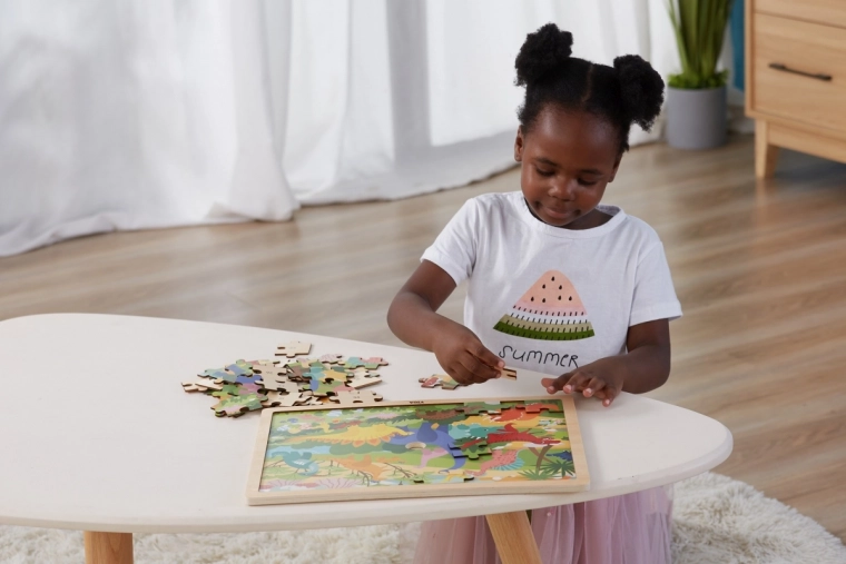 Stabil træramme for nem samling