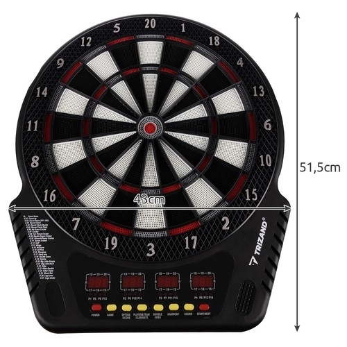 Elektronisk skive + dartpile Trizand 22814