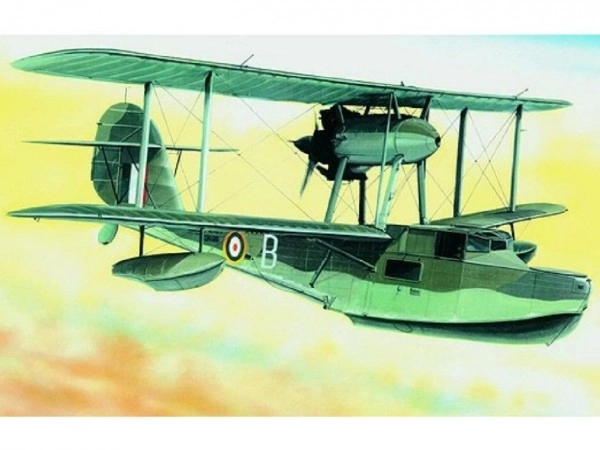 Model Supermarine Walrus 1:48 23,6x29cm i æsken 34x19x5,5cm
