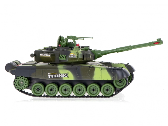 RC tank med fjernbetjening 2,4 GHz skovkamuflage