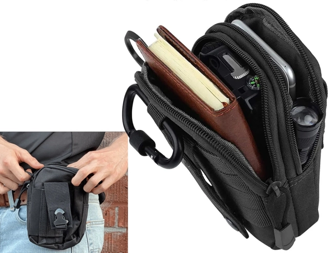 Overskuelig opbevaring med 2 rum og 6 lommer