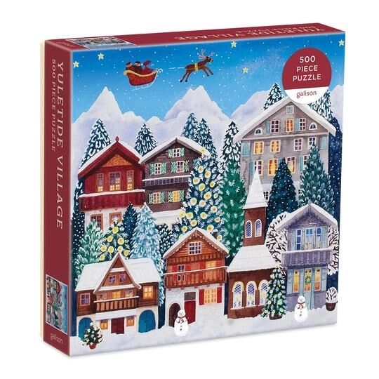 Puzzle julelandsby 500 brikker