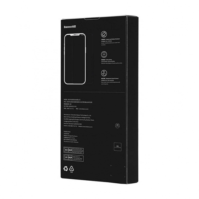 Baseus Crystal hærdet glas 0,3 mm til iPhone X/XS