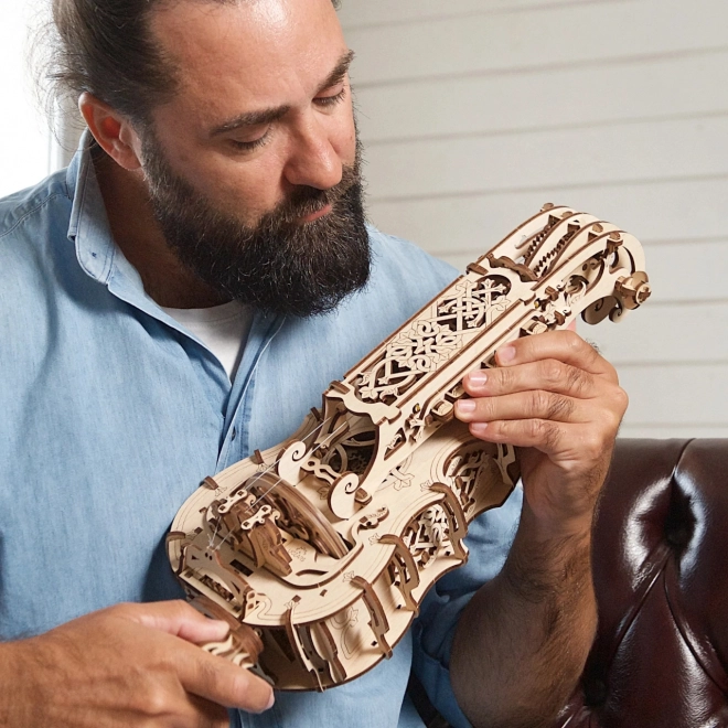 Ugears 3D Træmekanisk Puslespil Hurdy-Gurdy