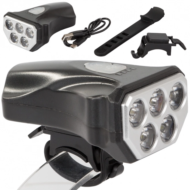 Forreste LED cykellygte USB