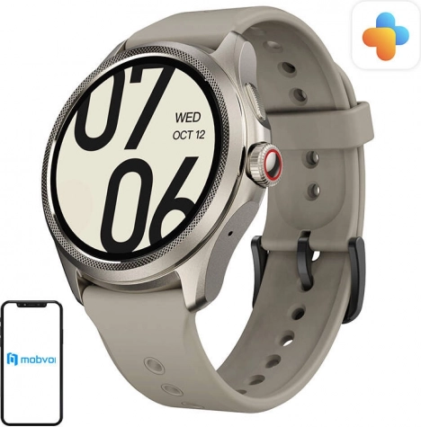 Smarte ur Mobvoi TicWatch Pro 5 GPS sandfarvet
