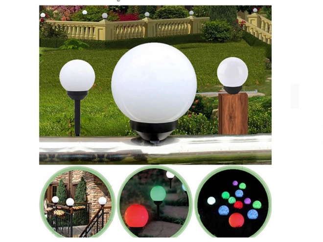 Sollys Udendørs RGB Kuglelamper
