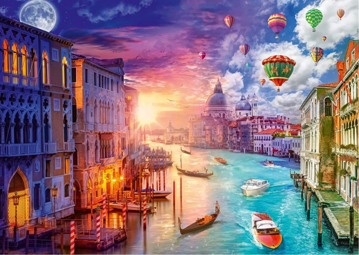 Puslespil Dag og nat: Venedig 1000 brikker
