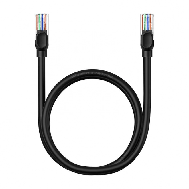 Netværkskabel Baseus Ethernet CAT5 1m sort