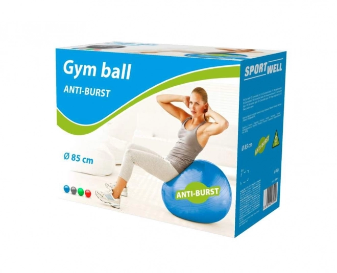 Gymnastikbold 85 cm Sportwell - grøn