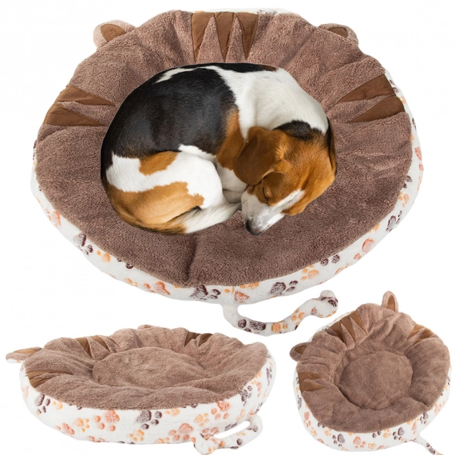 Plys soveplads til hunde og katte 60cm