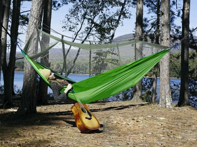 Hængekøje med myggenet 270x140cm