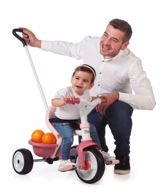 Lyserød børnetrehjulet cykel Be Move