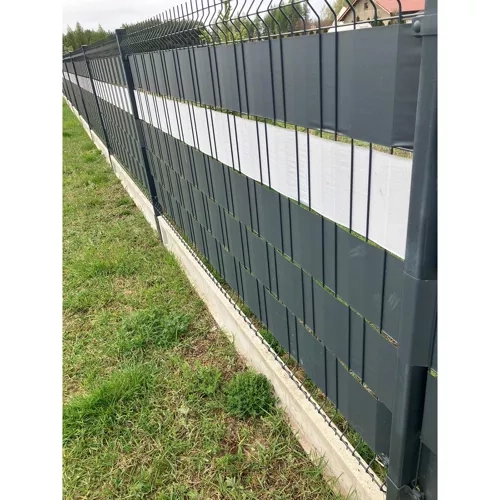 Bånd til hegn 19cmx35m 450g/m2 antracit 23696