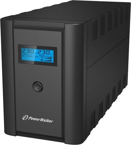 UPS Line-Interactive 2200VA med LCD og beskyttelse