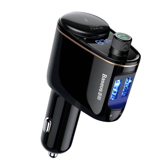 Bluetooth MP3 sender til bil Baseus Sort