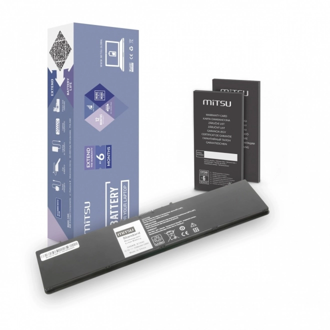 Batteri til Dell E7440 3100mAh(34Wh) 11,1-10,8V