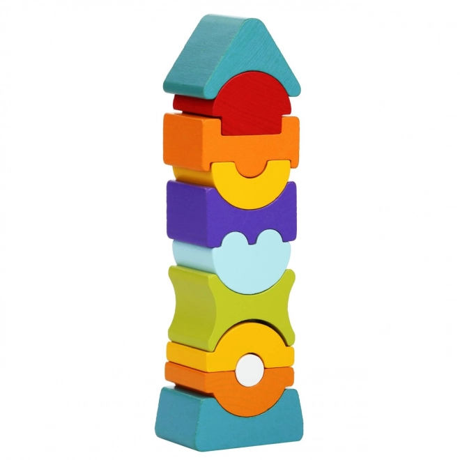 CUBIKA 12862 Balancerende tårn IX - træpuslespil 11 dele