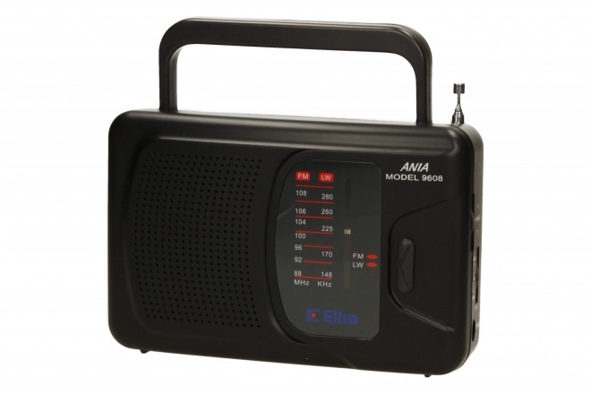 Bærbar radio Eltra ANIA sort
