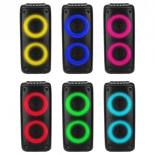 FUNBOX BT Højttaler MT3181 Bluetooth 5.0/TWS/MP3/MicroSD/USB/AUX/Equalizer/Jack 6.3/RGB/USB-C/ RMS 40W/PMPO 1000W