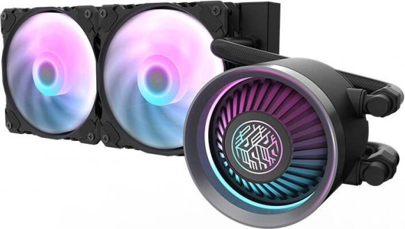 Vandkøling Darkflash DN 240 sort