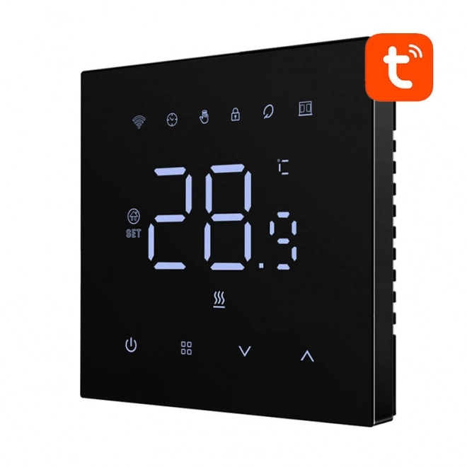 Smart termostat Avatto WT410-16A-B elektrisk opvarmning 16A WiFi