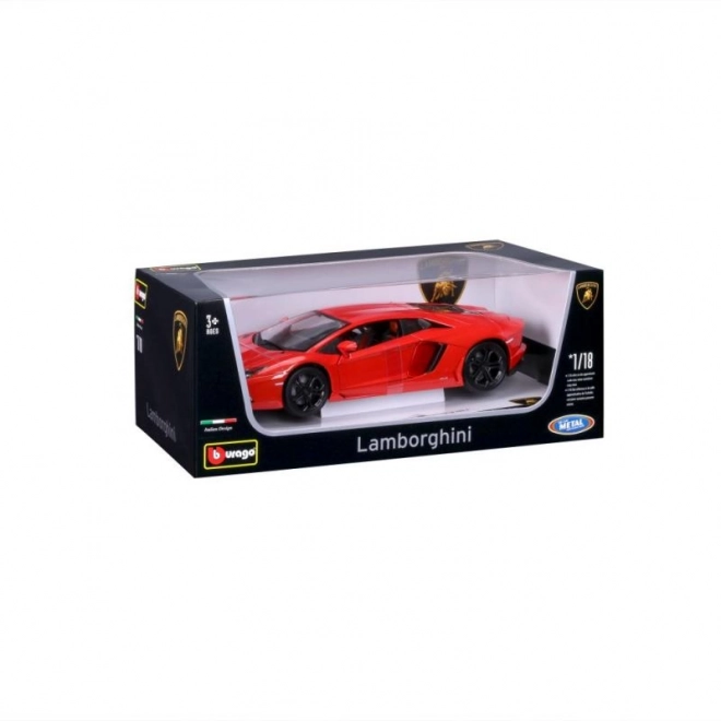 Bburago Lamborghini Aventador 1:18 orange 18-11033