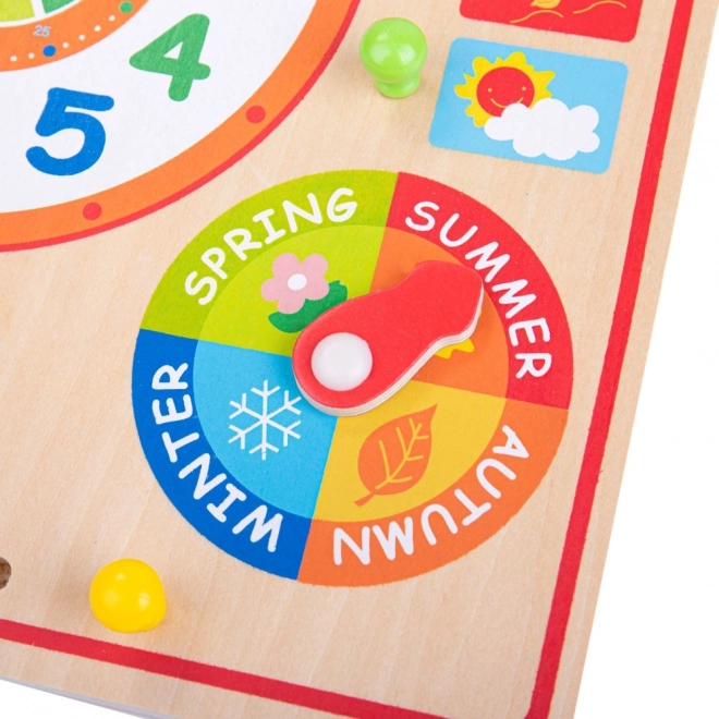 Bigjigs Toys Kalender med ur