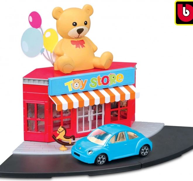 Bburago City legesæt Legetøjsbutik 1:43