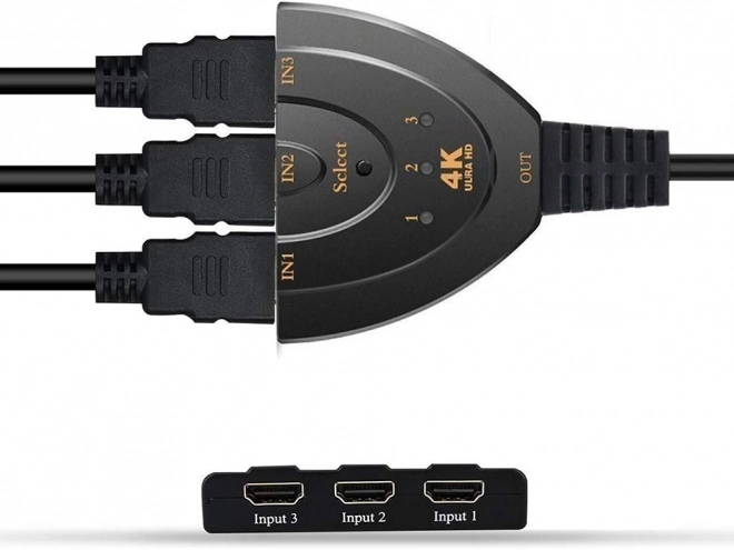 Hdmi 3-port 4k switch