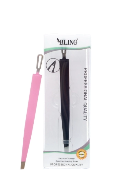 BLING Professionel pincet til øjenbryn - sort, BL-35
