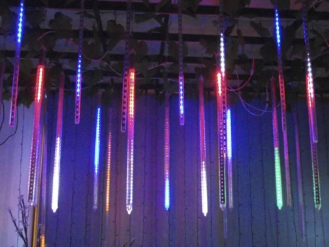 Jule LED lys faldende sne 50cm IP44