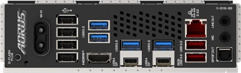 Moderne tilslutning: USB4, HDMI, 2.5GbE og Wi‑Fi 7
