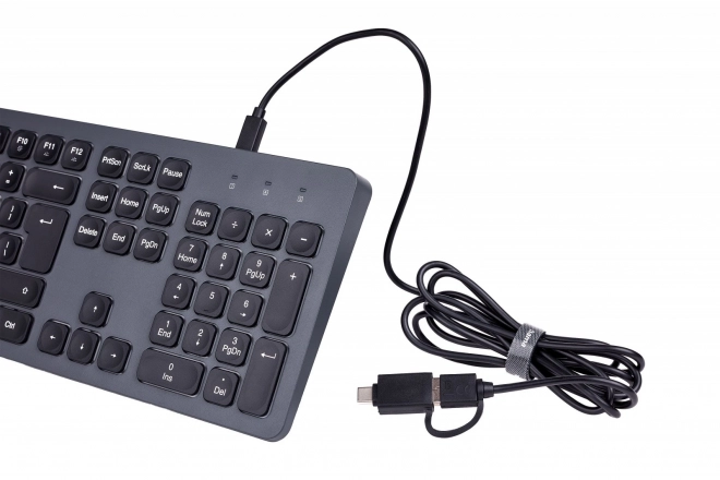 Hama CK-400 kabletastatur sort-grå