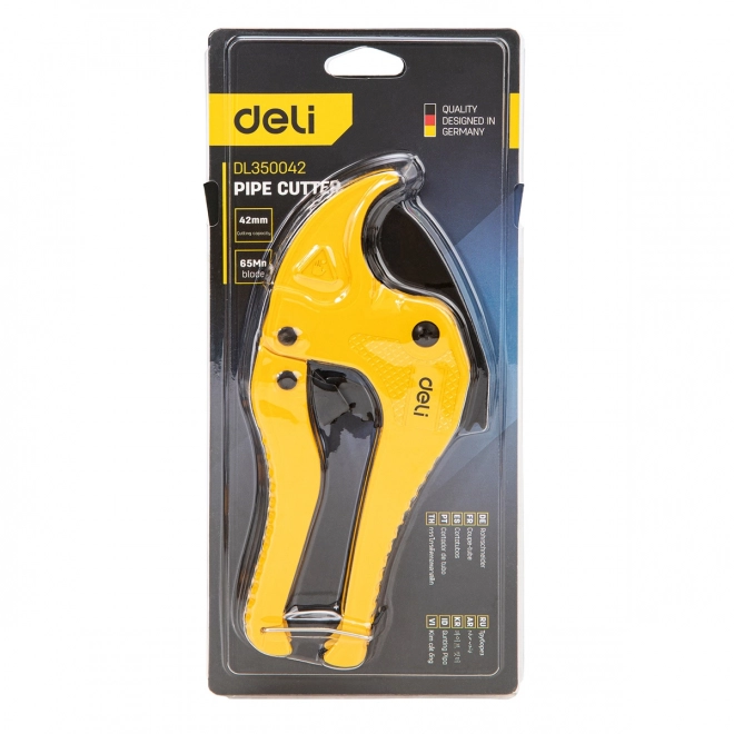 Rørskærer 42mm Deli Tools EDL350042 (gul)