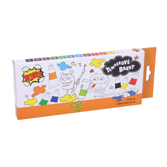 Tempera maling TOTO 12 stk