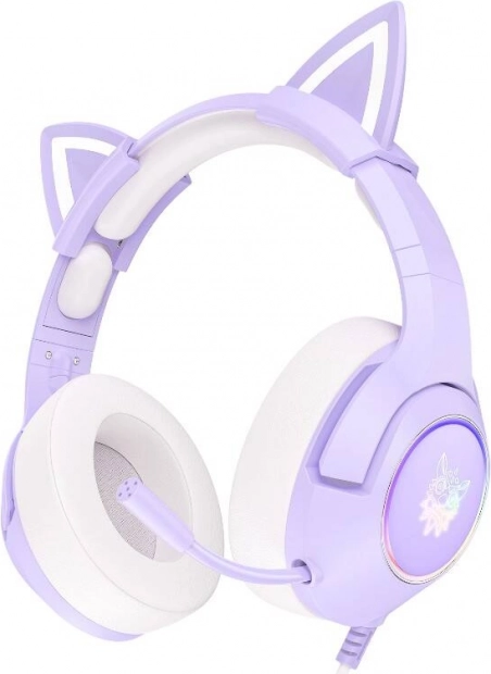 Lilla gaming-headset med katteører ONIKUMA