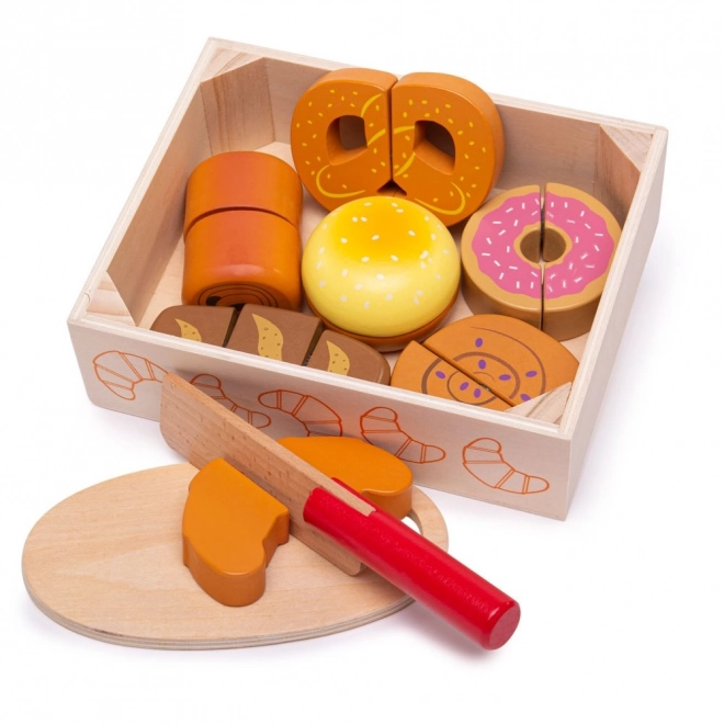 Bigjigs Toys Skærebrød i kassen