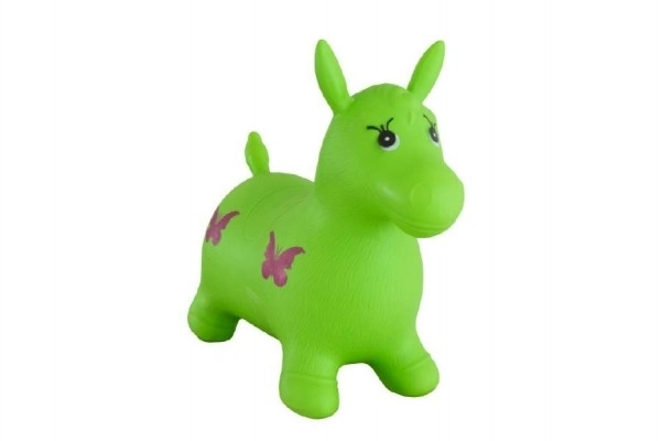 Hoppehest gummi grøn