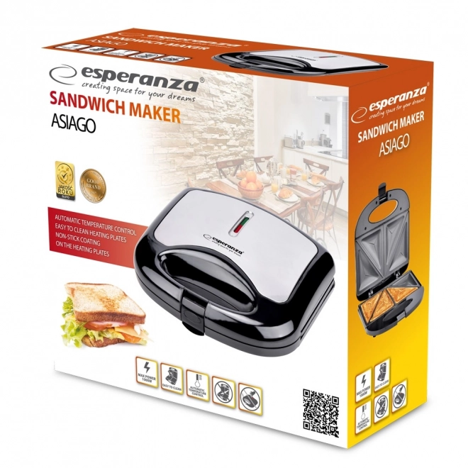 Sandwichmaskine Asiago 1000W
