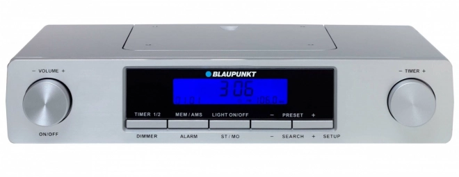 Køkkenradio Ur/Vækkeur 2xTimer LED