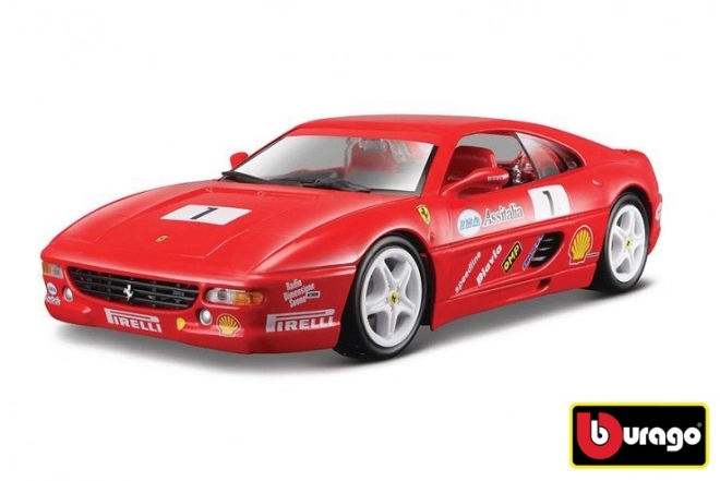 Bburago 1:24 Ferrari Racing F355 Challenge Rød
